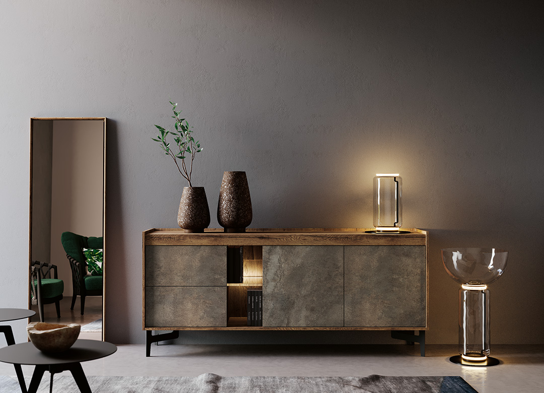 buffet style industriel decor simple et classe