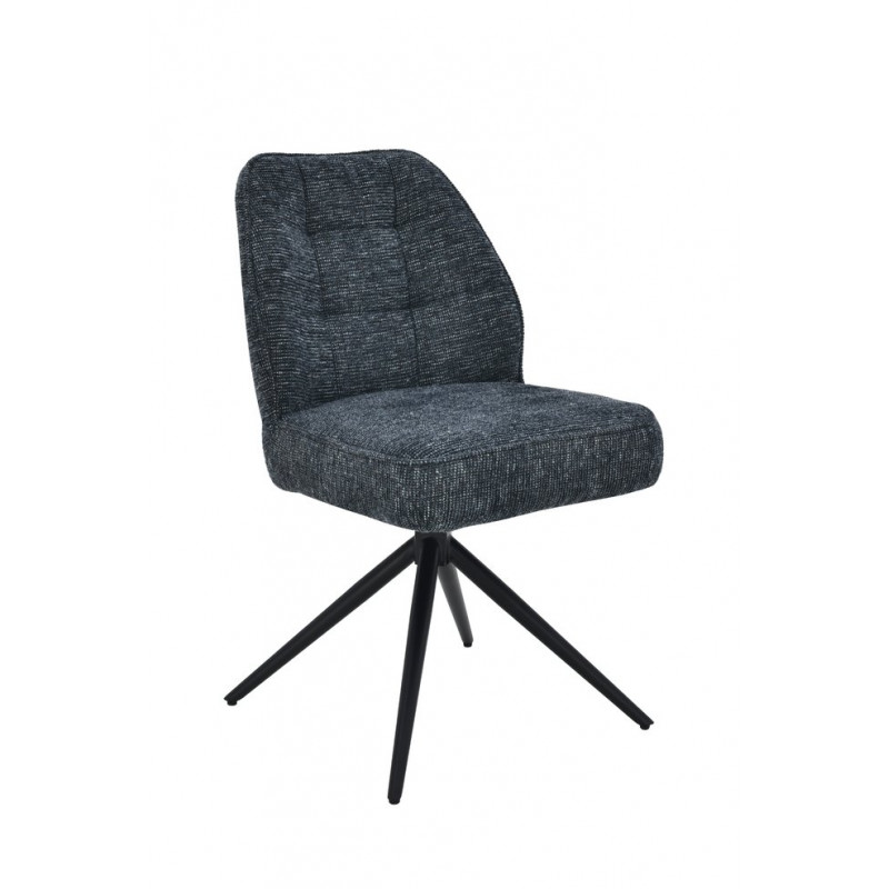 tissus gris bleue pivotante