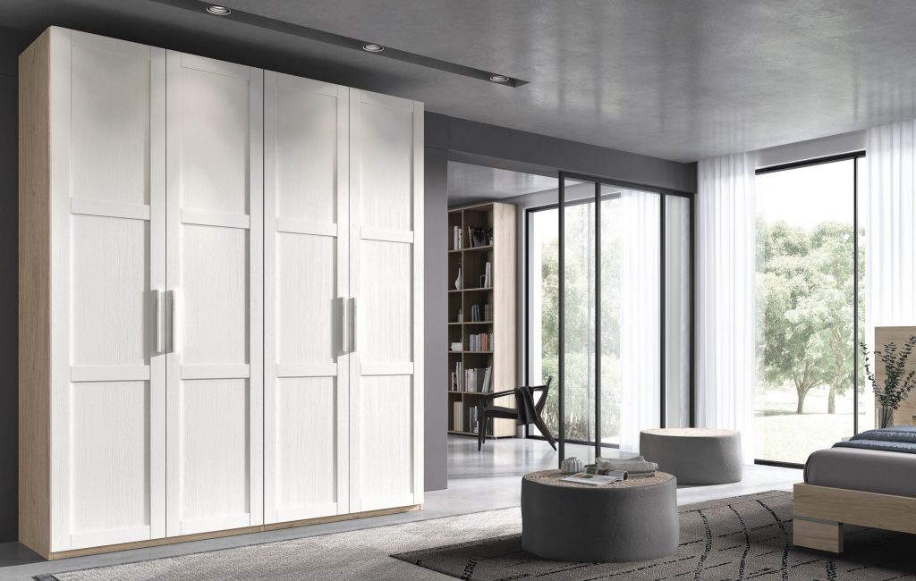 armoire blanche 4 portes