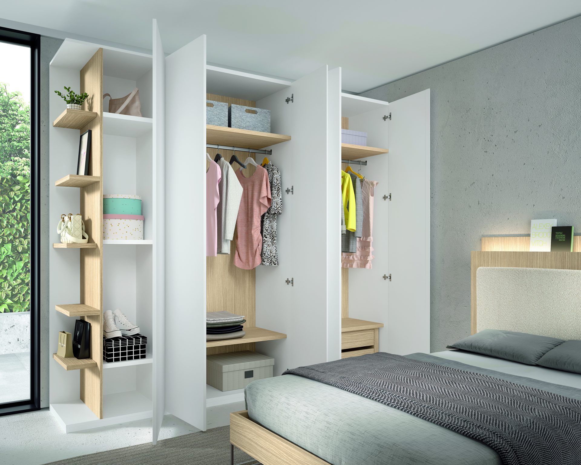 interieur placard blanc sur mesure