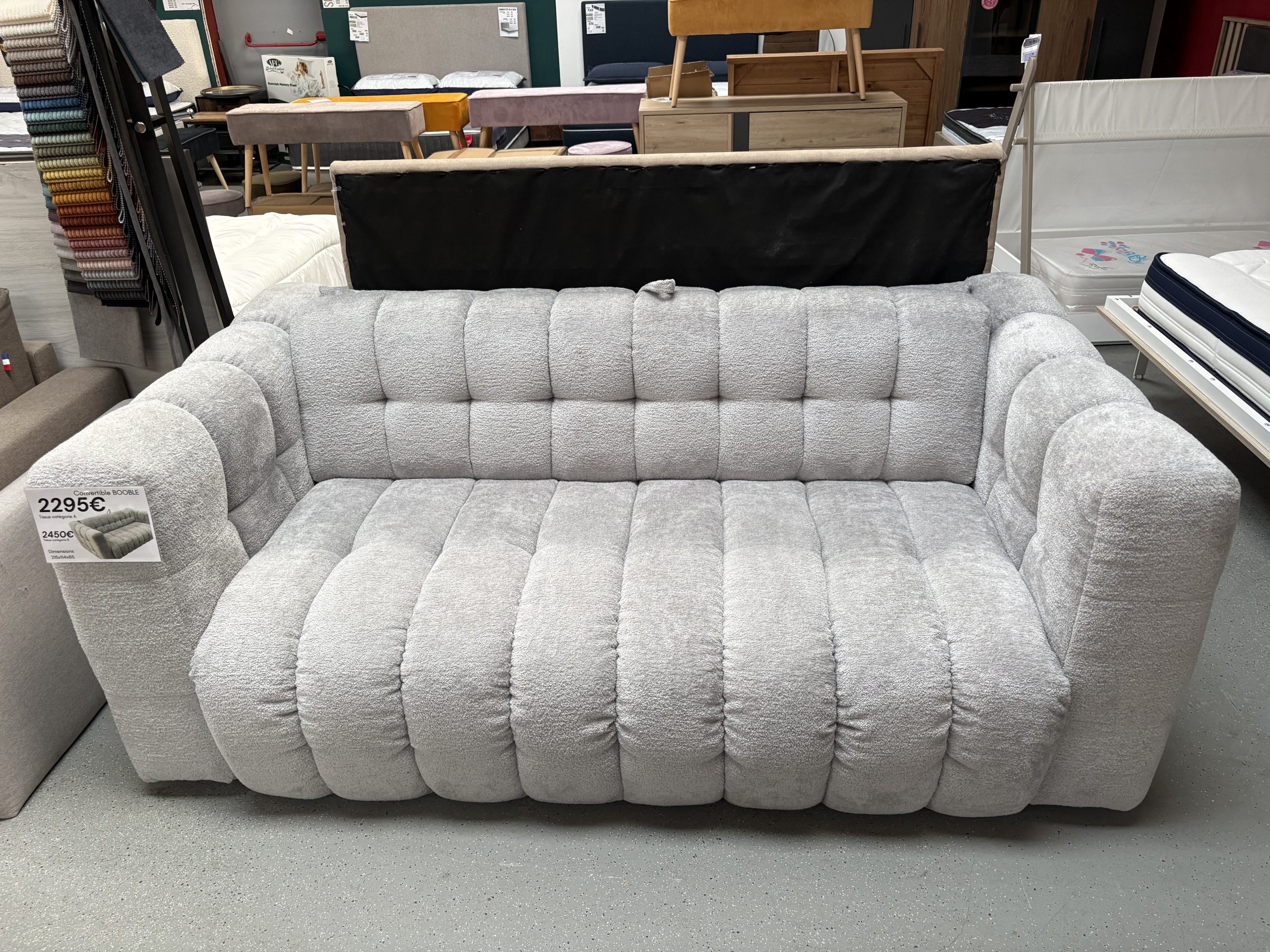 canape bubble convertible en lit couchage confort