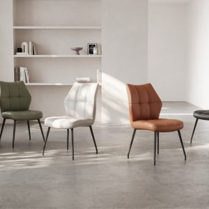 ensemble chaise cuir pleine fleur